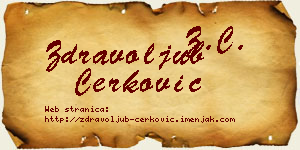 Zdravoljub Čerković vizit kartica
